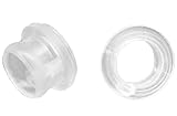 2Pcs 5-Speed Gearbox Shift Lever Repair Kit - Rubber Sleeve & Bushing Set for VW Bora Polo Golf MK4 for Jetta MK2 (Fixes Loose Shifter)