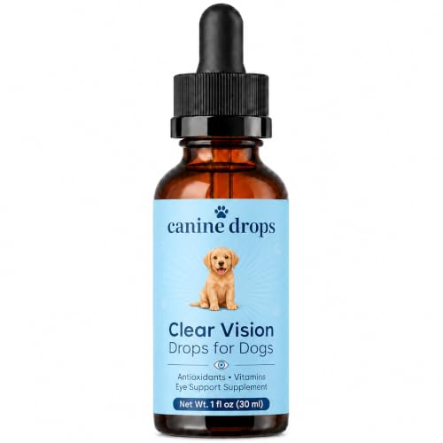 Canine Drops Clear Vision: A Simple Daily Eye-Support Topper for Dogs