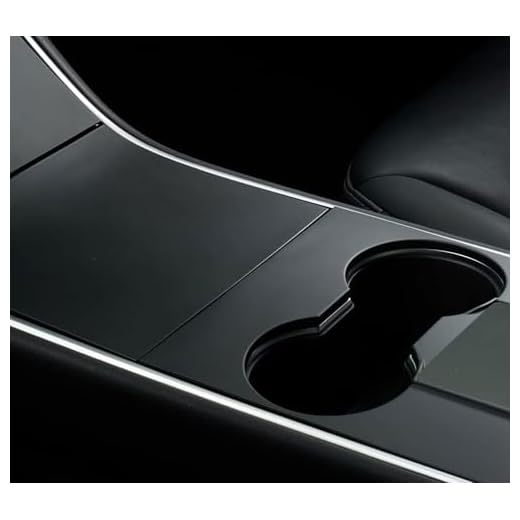Nestour 2016-2020 Tesla Model 3 Model Y Center Console Wrap Cover Kit, Non-Trace Remove Center Console Protector Accessories, Premium ABS Material. (Matte Black)
