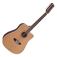 Offering distinctive & unique 12-string tones Basswood construction provides bright and balanced timbre Ultra-comfortable C-shaped neck is perfect for beginners Poplar laminate fretboard provides a silky smooth playing surface