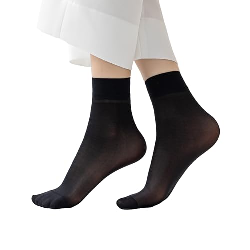 Womens 30D Ankle Nylon Sheer Socks Ankle High Tights Hosiery for Women, 12 Pairs Pack