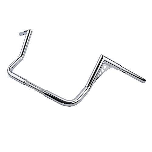 SLMOTO 12  Rise Ape Hangers Bars Hanger Handlebar Rise 12  Ape 1-1 4  Fit for Harley Touring Electra Glide FLHT FLHTC