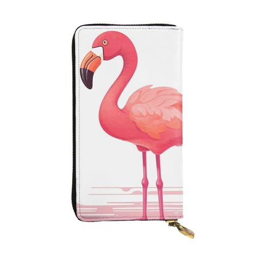 Portefeuille femme cuir grande capacité fini le désordre avec le compagnon rose