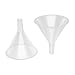 Aexit 2pcs 12cm Bottles & Jars Mouth Dia Household Liquid Water Oil Plastic Funnel Transfer Dropping Bottles Filling Tool