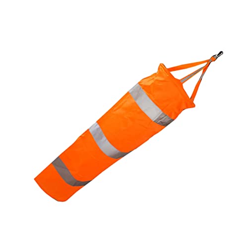 BESPORTBLE Thickened Fluorescent Windsock Bag Wind Sock Pole for Outside Wind Measurement