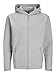 Produktbild JACK&JONES Herren JCOCLOUD Sweat Zip Hood NOOS Zipper, Light Grey Melange, L