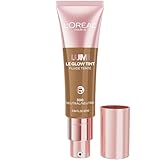 L'Oreal Paris Lumi Le Glow Skin Tint, Lightweight Water-Based Tinted Serum with Foundation-Like Coverage, Glow Illuminator, Neutral 300, 0.84 Fl Oz