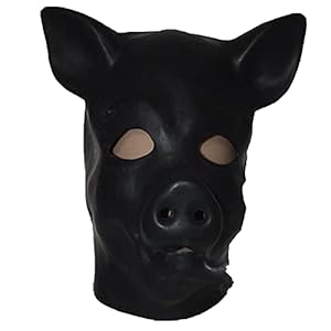 Bondage Masker Latex Masker Fetish Masker Latex Masker Robber Masker Party Masker Halloween Masker Natural Latex Pig…