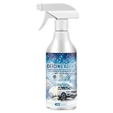 2pcs Deicing Agent, Window Snow Spray, Deicer for Car Windshield, Ice Melting Spray, Powerful Fast Melting Snow Cleaner, Car Accessories