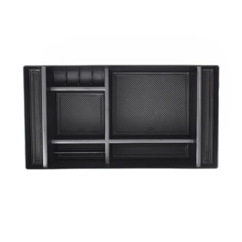 �Ԃ̃Z���^�[�R���\�[���g���C Compatible With Chevrolet For Silverado For 1500 2019 ���Ή� 1�� �ԗp�Z���^�[�R���\�[���I�[�K�i�C�U�[ �O���[�u�P�[�X�z���_�[ �I�[�g�g���C�A�N�Z�T���[