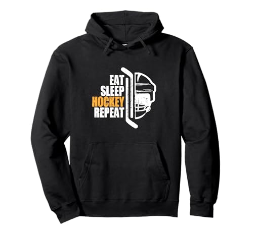 Come Sleep Hockey Repeat Christmas For Teen Adult Hockey Sudadera con Capucha