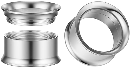 5/8 Stainless Steel Ear Gauges Tunnels - 5/8 Internally Threaded Plugs For Ears - 16mm Internally Threaded Ear Gauges For Men Women - Double Flare Internal Thread Screw-Fit Gauge Flesh Tunnel Earrings