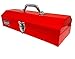 Homak 16-Inch Steel Hip-Roof Tool Box, Red, RD00116616