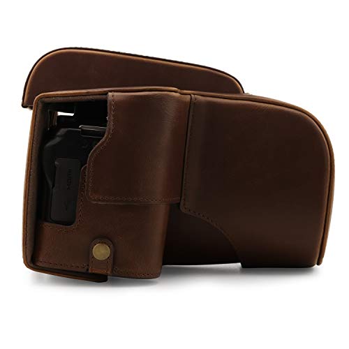 Funda MegaGear de cuero sintético para Nikon Coolpix P950 miniatura 7