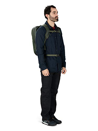 Osprey Transporter Panel Loader Laptop Backpack, Haybale Green, One Size