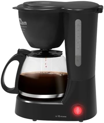 Cafeteira Elétrica Kian CF-102, 18 Xícaras, 650W, Jarra de Vidro,...