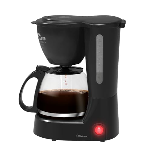 Cafeteira Elétrica Kian CF-102, 18 Xícaras, 650W, Jarra de Vidro,...