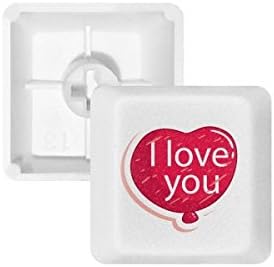 DIYthinker Valentine's Day Pink I Love You Balloon Keycap Mechanical Keyboard PBT Gaming Upgrade Kit image 2