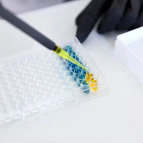 96-Well Tissue Culture Plate - Individually Wrapped， With Lid，Flat Bottom Wells（Pack Of 10） #TOP2