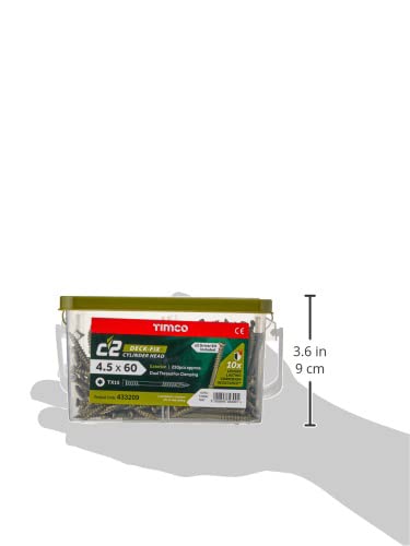 TIMCO C2 Deck Fix Viti Torx Per Decking TIMCO - Verde, In Acciaio - Foto 14