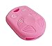 REPROTECTING Silicone Rubber Key Fob Cover Compatible with 2002-2017 Ford C-Max Edge Escape Expedition Explorer Five Hundred Flex Focus Freestyle Fusion Mustang Taurus Transit Connect (Black Pink)