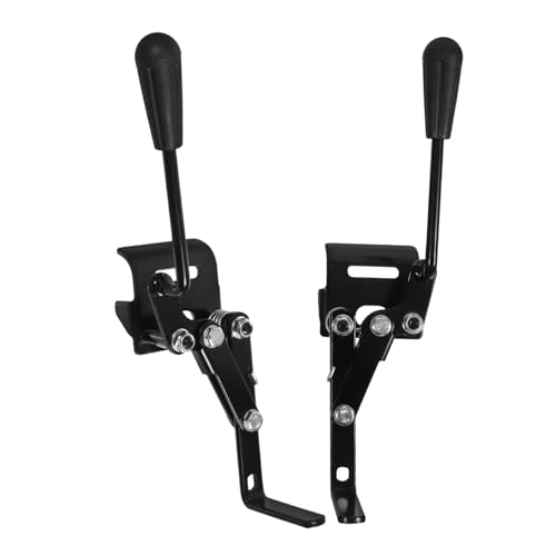 CIMAXIC 2個 車椅子用アルミ合製ブレーキレバー 長柄設計で装着簡単 非滑り表面 車いすパーツ交換用 ブレーキ操作を快適にし 性向上
