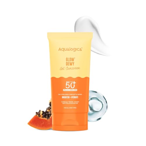 Aqualogica Glow+ Dewy Sunscreen Gel SPF 50+ 30g - Image 2