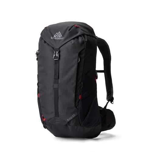 Gregory M Zulu 28 Lt Schwarz - Vielseitiger robuster Herren Rucksack, 28l, Größe 28l - Farbe Volcanic Black