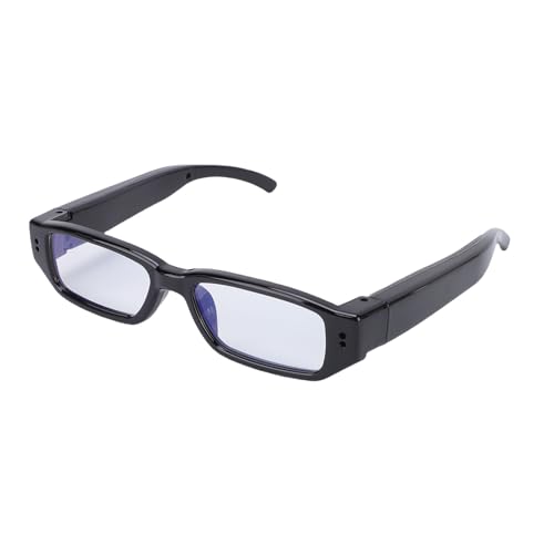 Depisuta Gafas de cámara HD 1080P para Hombres Mujeres, Gafas de cámara Deportiva Inteligente Transparente, Anti Shake vidrios de grabación de vídeo de ángulo Amplio para Ciclismo de