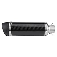 Motorrad iversal Auspuff Mit Abe iversal Modified Carbon Auspuff A Zubehörset