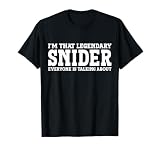 Snider Surname Funny Team Family Last Name Snider T-Shirt