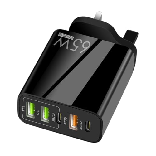 Cargador USB C de 4 puertos para batería de auriculares 6