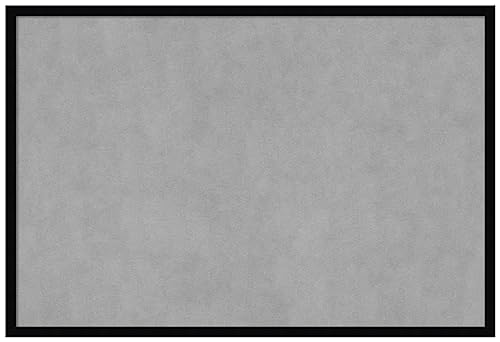 Amanti Art Black Framed Magnetic Board, 37x25, Modern Office Decor