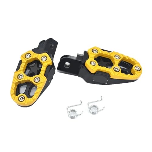 Repose-pieds universels moto 8 mm en métal avec ressort pour dirt bike et pit bike