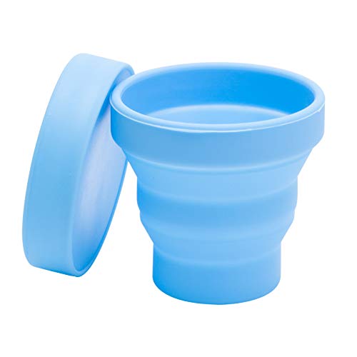 Menstrual Cup Holder Collapsible Silicone Cup Flexible to Clean Menstrual Cup Recyclable Camping Foldable Sterilizer Cup