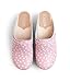 VERKA Women's Wooden Clogs from Sweden, US 8-8.5 - LEDIG [EU 39, Pink Polka Dots]