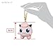 Sanei Pokemon Allstar Collection Mascot with Key Chain Jigglypuff 8cm PM05