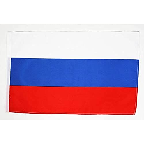 AZ FLAG - Drapeau Russie - 45x30 cm - Pavillon Russe 100% Polyester Avec Fourreau Pour Hampe - 20g