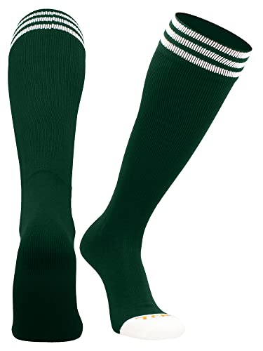Image of TCK Striped Soccer Socks for Kids, Youth & Adults - Over the Calf Tube Socks for Men & Women, Baseball & Football Team Sports
