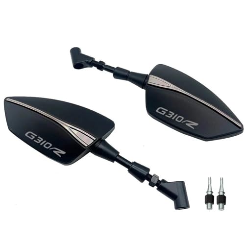 Espejo retrovisor de motocicleta G310R-Silver7 ajustable para eliminar los puntos ciegos