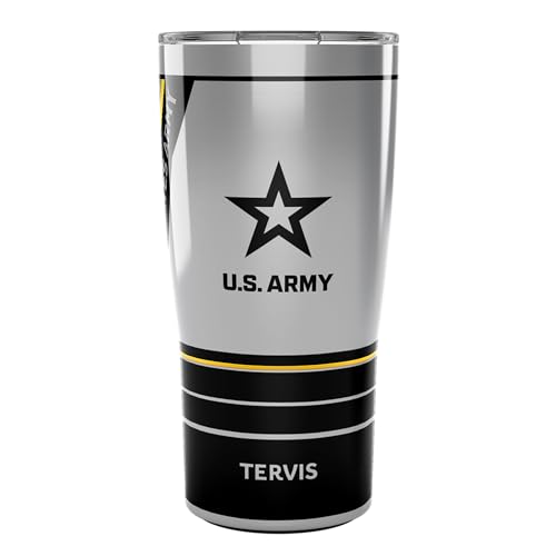 Tervis Traveler Army Forever - Proud Triple Insulated Tumbler Travel Cup Keeps Drinks Cold & Hot, 20oz, Stainless Steel by Tervis - Used condition - US$27.35