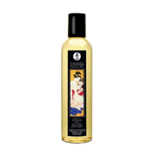 Shunga Erotic Massage Oil 8.0 Fluid Ounces (Asian Midnight Flower Seduction) #TOP2