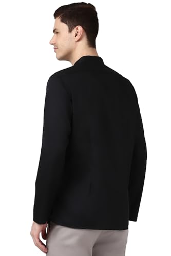 Image of Peter England Men Cotton Regular Fit Everyday Festive Solid Short Kurta