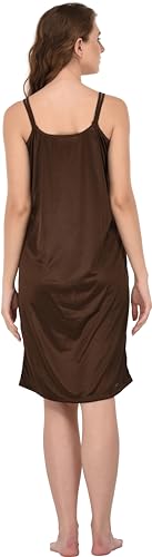 Image of You Forever Women Sexy Satin Striped Solid Above Knee Length Nighty, Loungewear, Nightwear, Sleepwear, Home Wear Short Nighty for Women Pack of 2