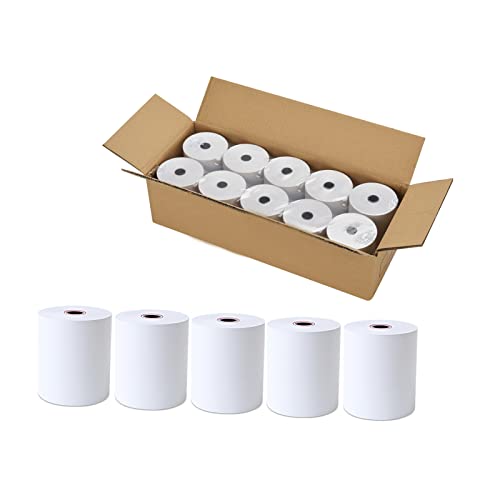 Oaustect Thermal Paper Rolls 3 1/8" X 230' ,10 Rolls Thermal Receipt Paper For Pos/Cash Register #TOP6