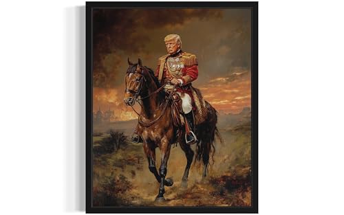 Commander in Chief Donald Trump President Wall Art Print Poster, Official Presidential Portrait Artwork Decor Gallery Collection, Painting Vintage Art Decor 85 (Commander in Chief Donald Trump, 11 x 14 inches, Unframed)