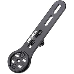 Magene Integrated Handlebar Bike Computer Mount, 7075 Aluminum Out Front Cycling Computer Holder with Adjustable GoPro Adapter for Bike Computers, Bicycle Lights & Action Cameras