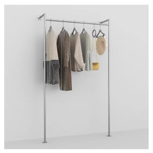 Support à vêtements mural en métal robuste pour optimiser le rangement - 2