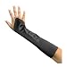 SACAS Elbow Length Fingerless Satin Gloves in Black one size