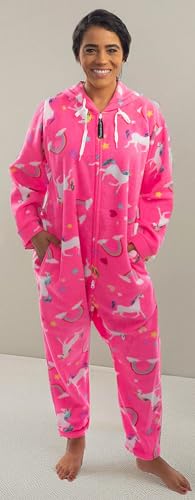 Forever Lazy Footed Adult Onesies, One-Piece Pajama Jumpsuits for Men and Women, Unisex. with Detachable Feet.